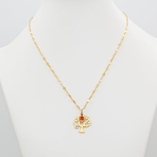 Collier arbre de vie Acier inoxydable
